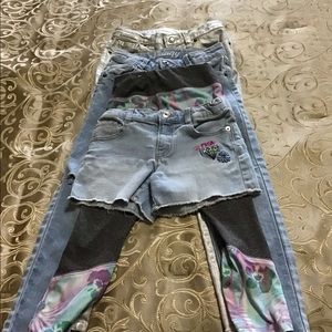 Jeans .... leggings ....jean shorts (bundled)